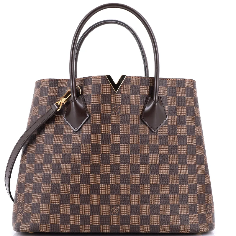 Prada Cleo bags with a curved shape and a chain - link shoulder strapKensington Handbag Damier