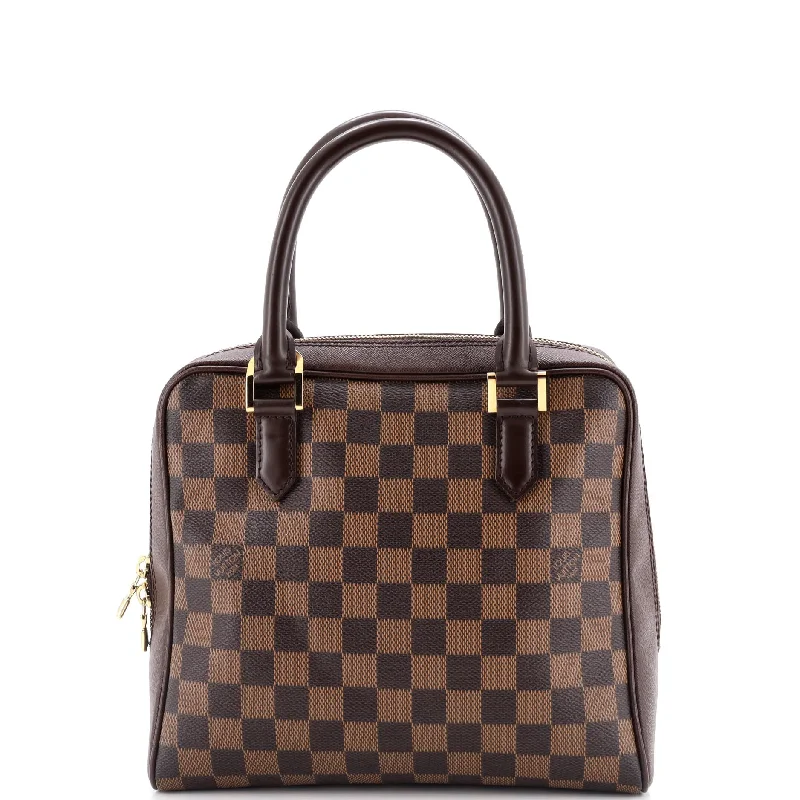 Prada Cleo bags with a curved shape and a chain - link shoulder strapBrera Handbag Damier