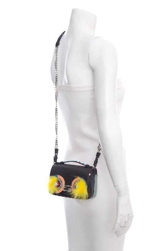 Fendi bags with a back - zip pocket for storing valuables securelyFendi Multicolor Double Baguette Monster Cross-Body