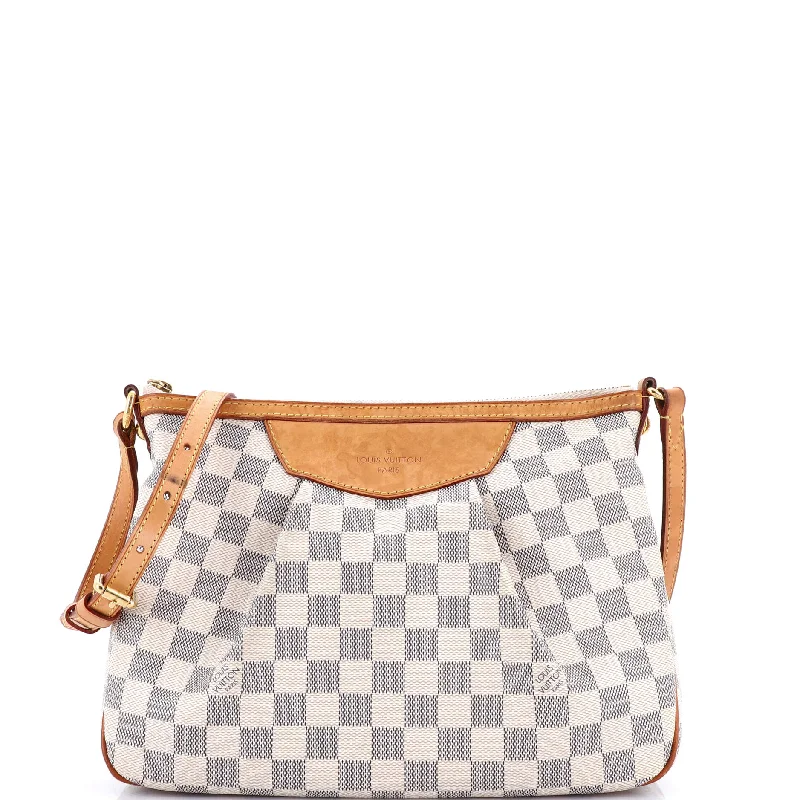 Prada nylon backpacks with a sleek, minimalist appearanceSiracusa Handbag Damier PM