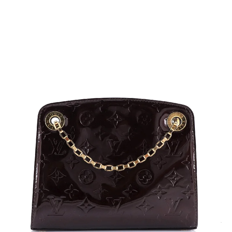 Prada handbags with a beaded trim for a touch of glamour and eleganceVirginia Handbag Monogram Vernis PM