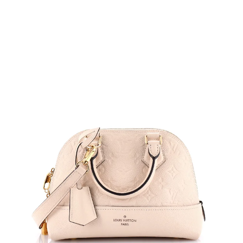 Ladies Prada shoulder bags with a wide - width strap for enhanced comfortNeo Alma Handbag Monogram Empreinte Leather BB