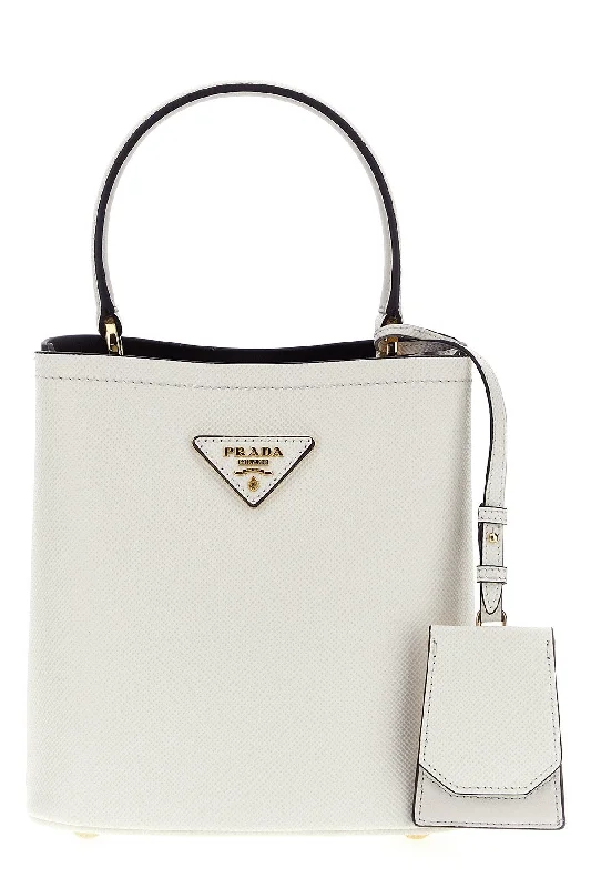 Prada bags with a detachable mobile phone holder for on - the - go conveniencePrada Women 'Prada Panier Small' Bucket Bag