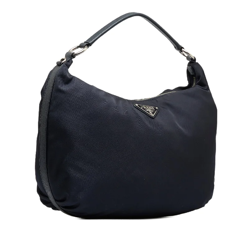 Prada crossbody bags with adjustable nylon straps for comfort and durabilityPrada Hobo Bag Blue Tessuto