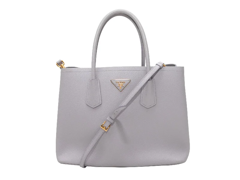 Prada tote bags with a spacious interior and a magnetic - snap closureLavender Prada Saffiano Large Galleria Tote Bag