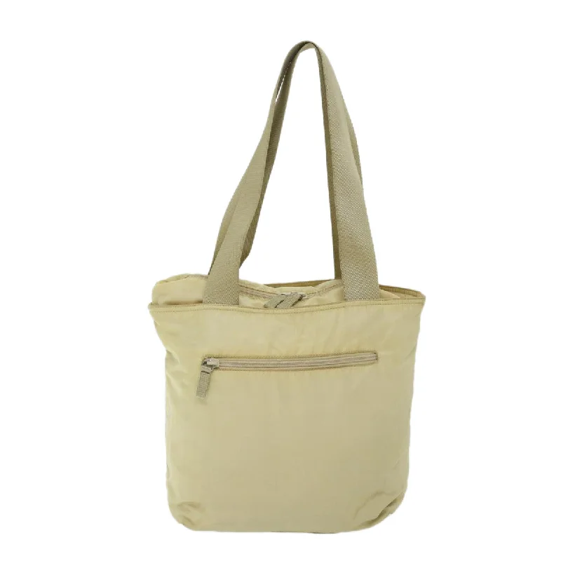 Prada bags with a zip - top closure and multiple interior pockets for organizationPRADA Shoulder Bag Nylon Cream  69347