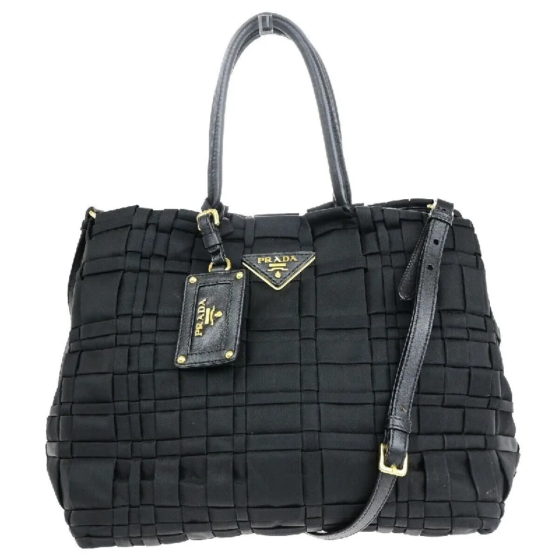 Ladies Prada Galleria bags with a detachable shoulder strapPRADA Tessuto Shoulder Bag