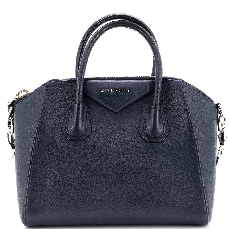 Ladies Prada shoulder bags with a wide - width strap for enhanced comfortAntigona Bag Leather Small