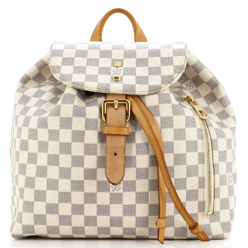 Prada tote bags with a spacious interior and a magnetic - snap closureSperone Backpack Damier