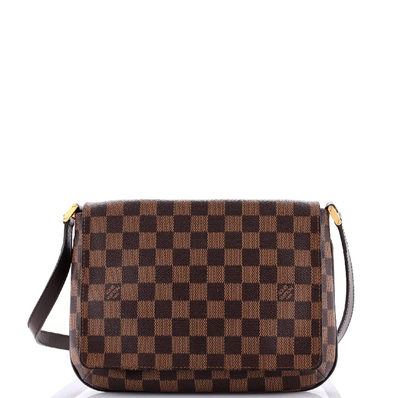 Ladies Prada Galleria bags with a textured leather surface for a more tactile lookMusette Tango Handbag Damier