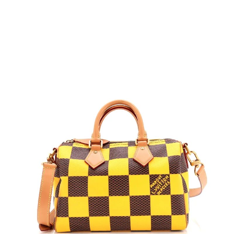 Ladies Prada Galleria bags with a detachable shoulder strapSpeedy Bandouliere Bag Damier Pop 25