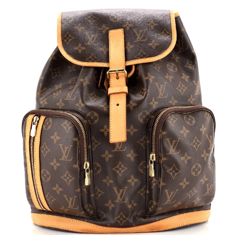 Ladies Prada Galleria bags with a detachable shoulder strapBosphore Backpack Monogram Canvas