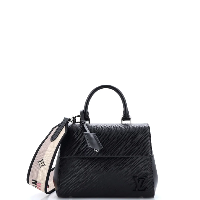 Prada Cahier bags featuring the signature triangular logo plaqueCluny Top Handle Bag Epi Leather Mini