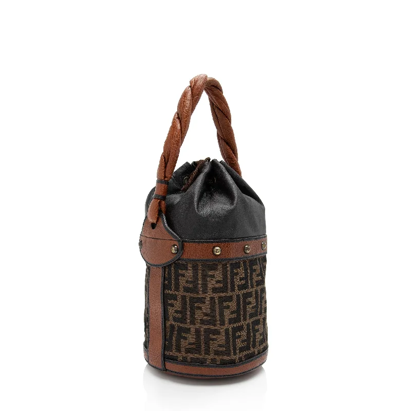 Fendi backpacks with a padded laptop sleeve for travel and work - related useFendi Zucca Palazzo Bucket Bag (SHF-gvIm54)