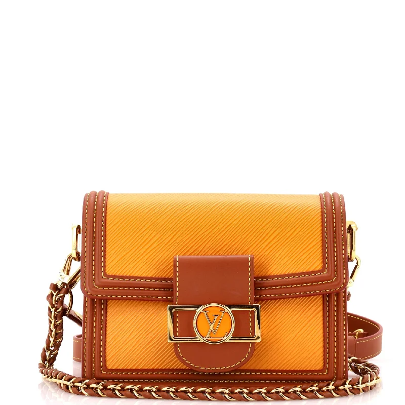 Prada crossbody bags with a keychain holder for practicalityDauphine Shoulder Bag Epi Leather Mini