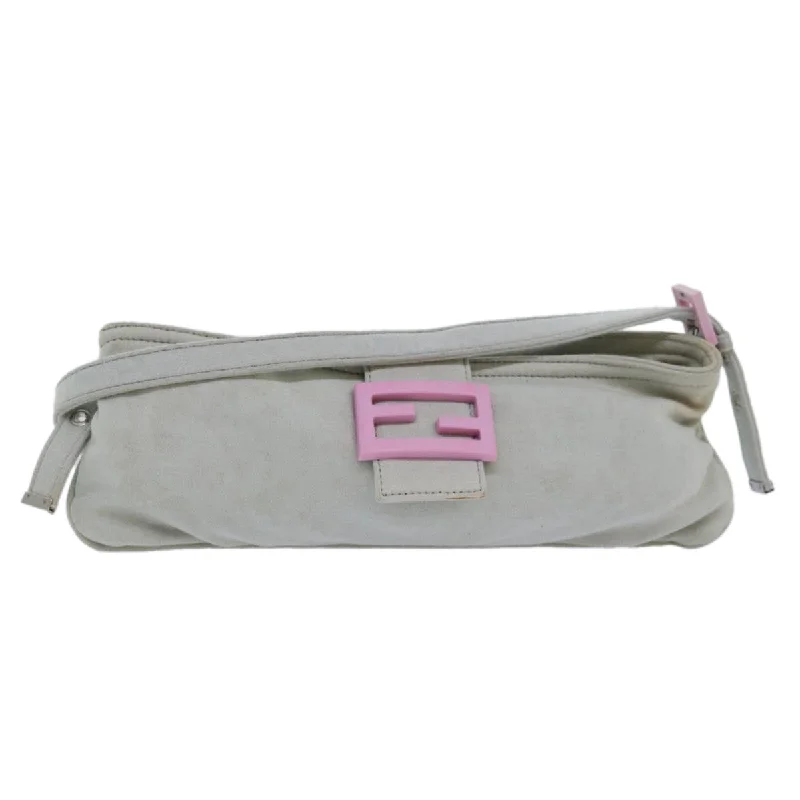 Ladies Fendi Sunshine Shopper bags in a pastel shade like mint for a soft and delicate appearanceFENDI Shoulder Bag Nylon Gray  bs15669