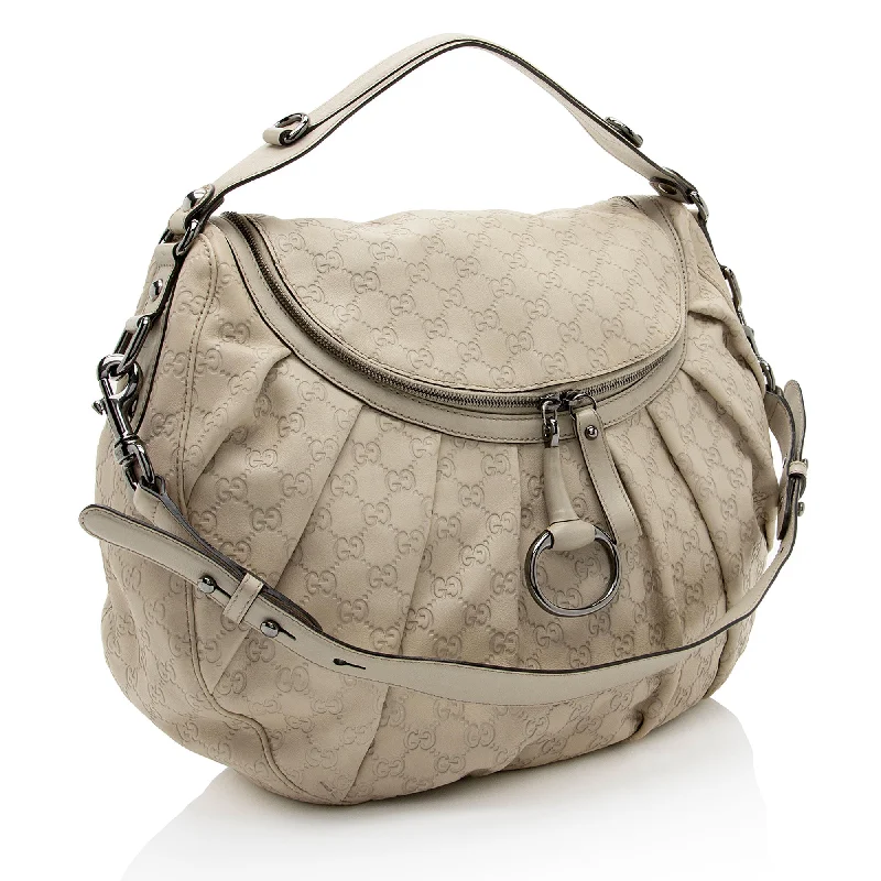 Gucci handbags for women with a back - zip pocketGucci Guccissima Leather Icon Bit Hobo (A9nUMD)