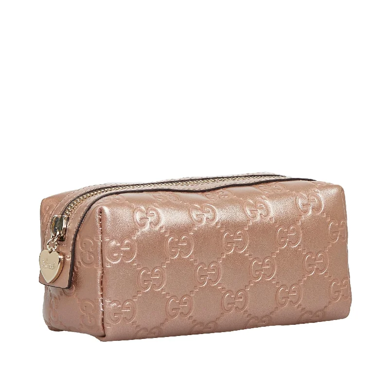 Gucci handbags for women with a patent - leather finishGucci Guccissima Pouch (tfXtPv)