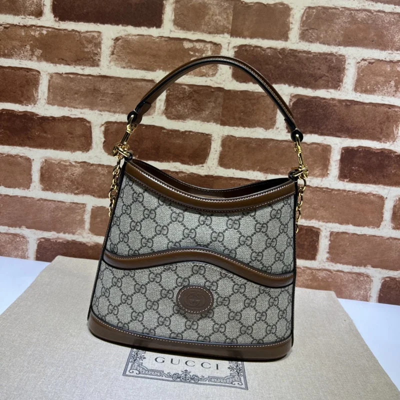 Women Gucci bags with a chain - link trim and a leather bodyGucci Luxury - Bags - 047