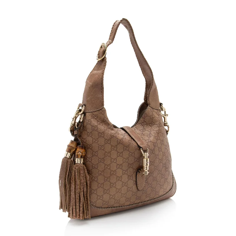 Ladies Gucci Dionysus bags with a chain - link shoulder strapGucci Guccissima Leather New Jackie Shoulder Bag (X3hb0o)