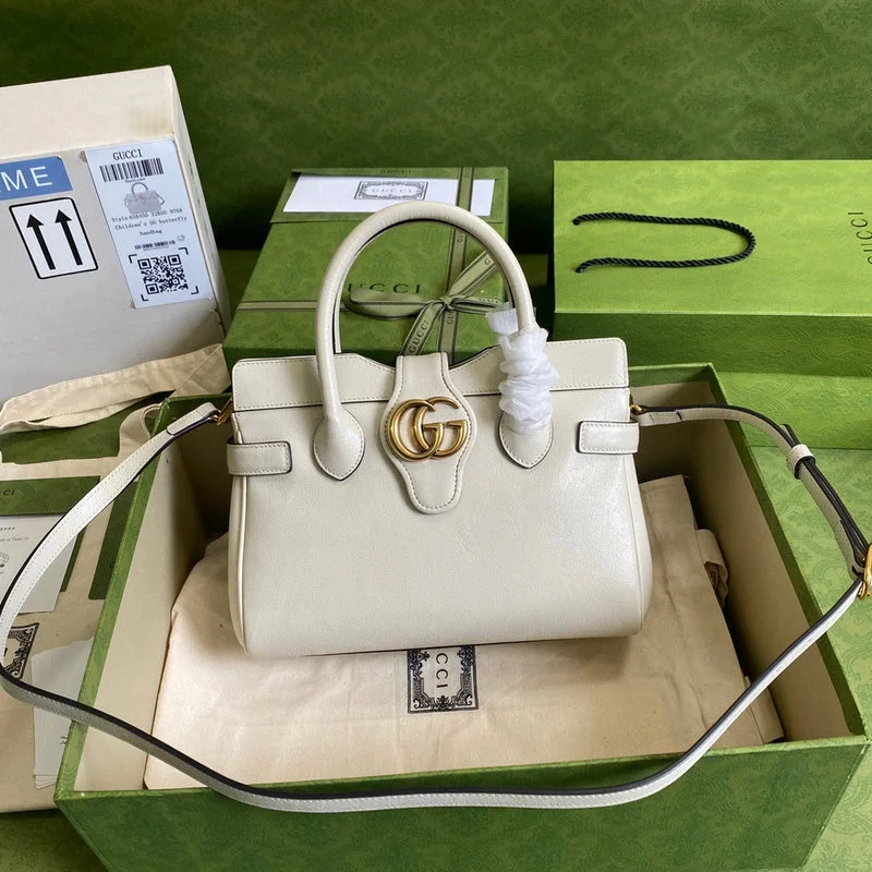 Women Gucci Sylvie bags with a leather - wrapped handleBC - Gucci Bags - 4103