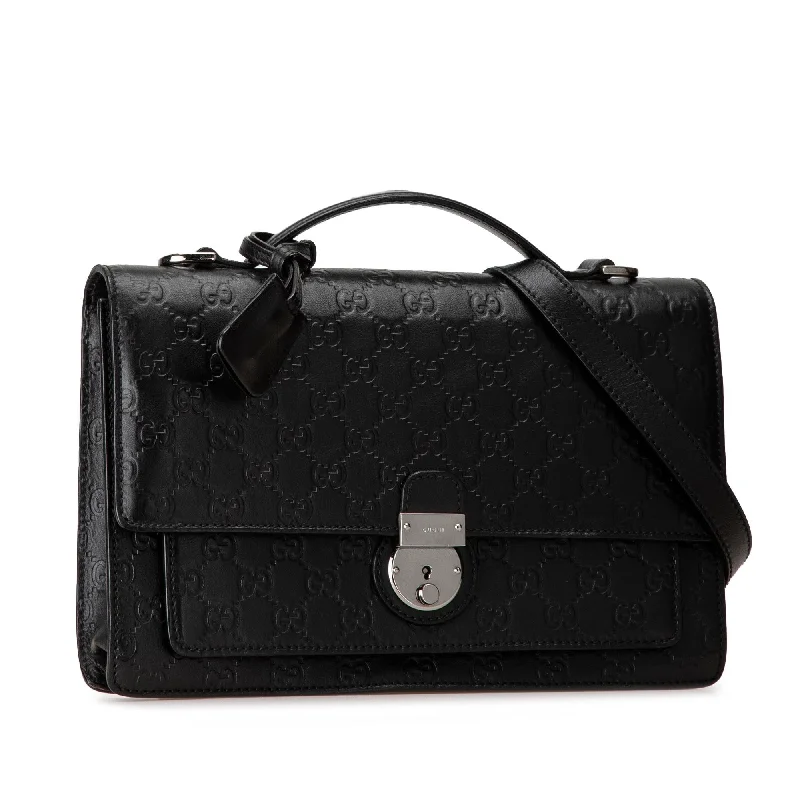 Women Gucci bags with a detachable mirror insideGucci Guccissima Satchel MgIvER)