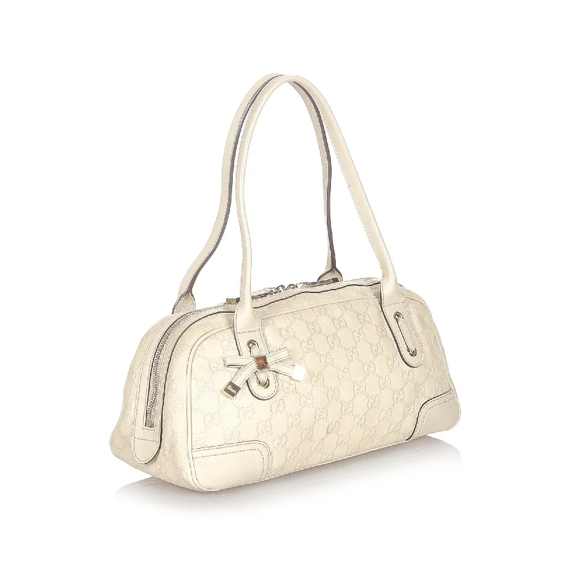 Gucci tote bags for women with a water - resistant coatingGucci Guccissima Princy Shoulder Bag (32130)