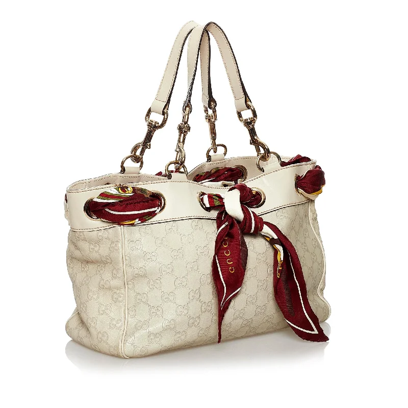 Gucci tote bags for women with a water - resistant coatingGucci Guccissima Positano Handbag (30004)