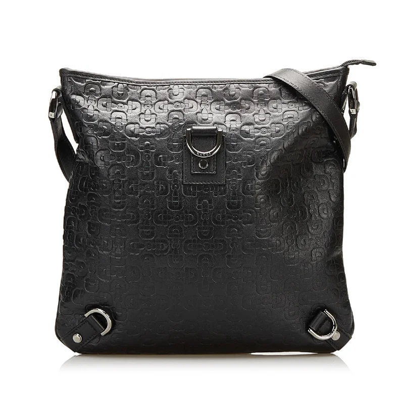 Ladies Gucci shoulder bags with a tassel decorationGucci Abbey D-Ring Embossed  Horsebit Crossbody