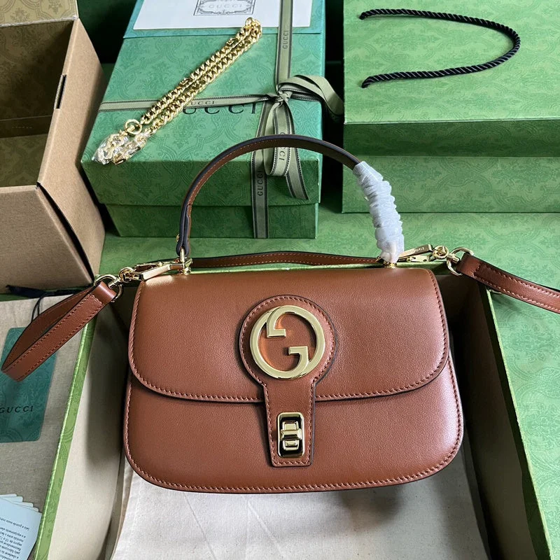 Ladies Gucci shoulder bags with a magnetic - closure flapBC - GUCCI BAGS - 412