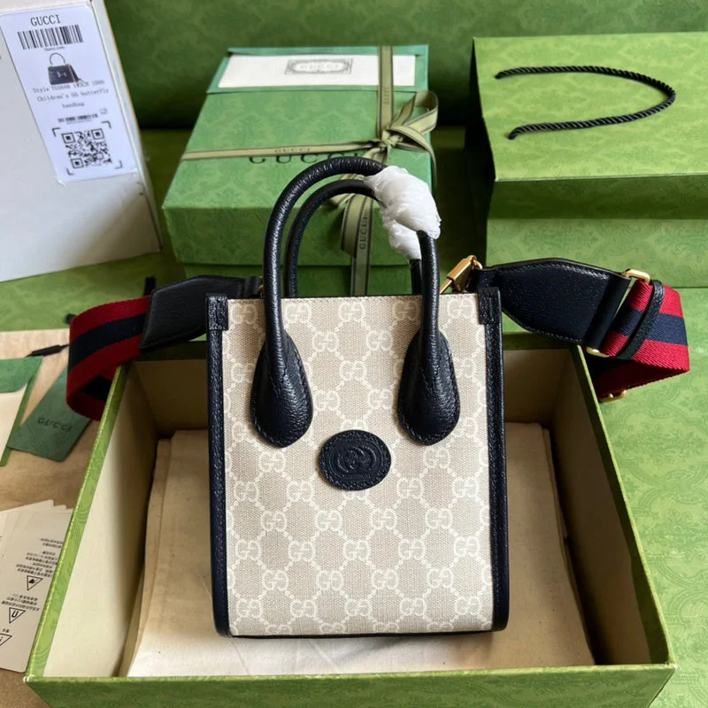 Women Gucci bags with a zip - around closure for securityWF - Gucci Bags - 517