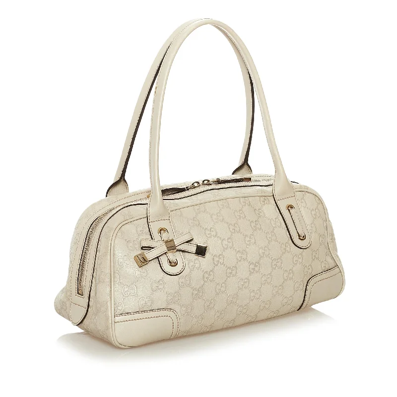 Women Gucci bags with a snap - button closure and a decorative charmGucci Guccissima Princy Shoulder Bag (35040)