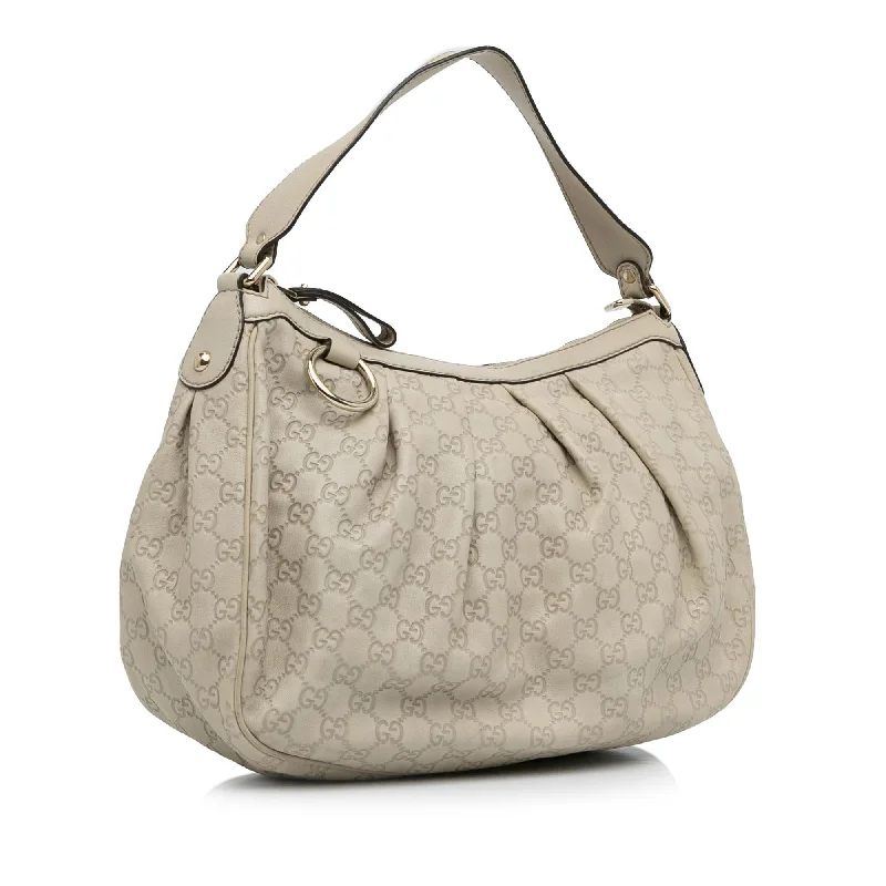 Women Gucci bags with a detachable mobile phone holderGucci Guccissima Sukey (LS9Q7r)