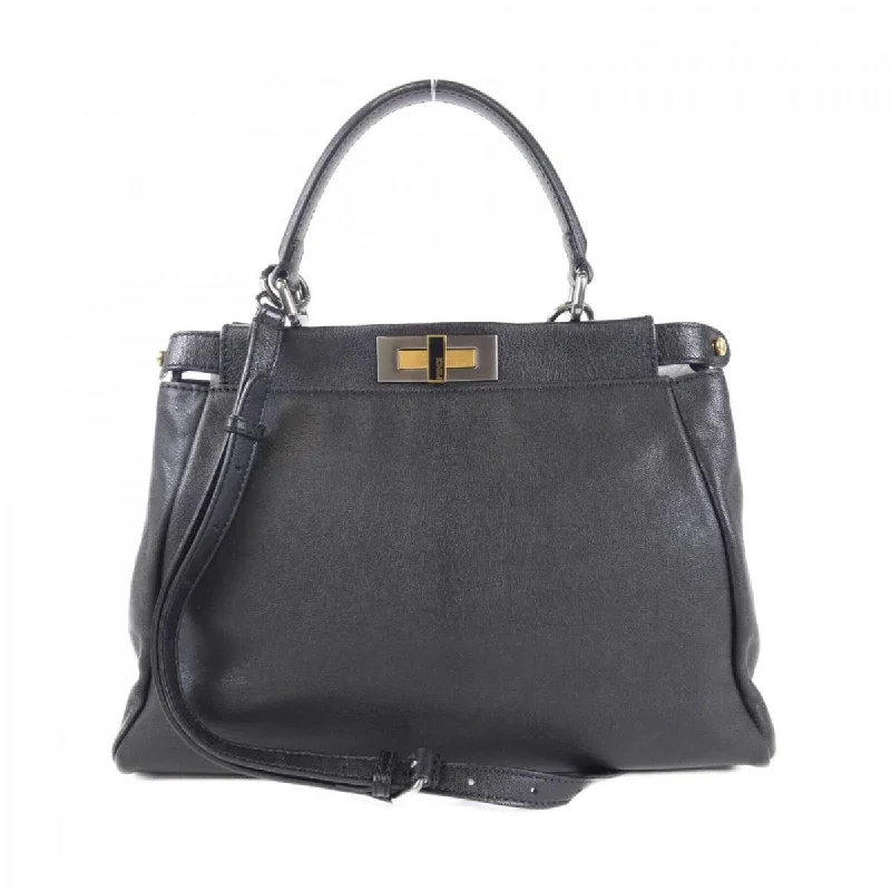 Fendi crossbody bags with a reflective strap for safety during low - light conditionsFendi Peekaboo 8BN226 BKK Bag